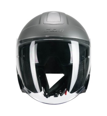 Casco jet 136A  RNA MONO / Antracite Satinado