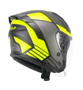 1MHG JEDI SPORT  / Negro- Amarillo Fluo Opaco