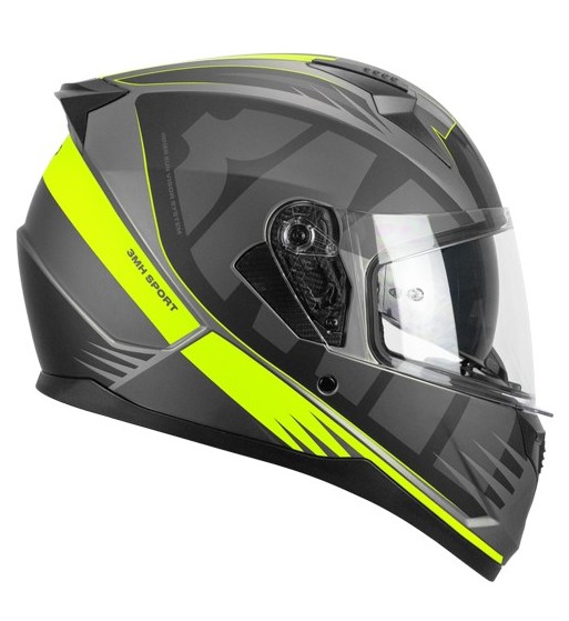 3MHG SPEEDER SPORT / Negro Amarillo Fluo Opaco