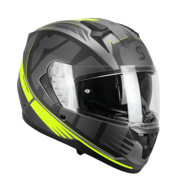 3MHG SPEEDER SPORT / Negro Amarillo Fluo Opaco