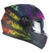 3MHS SPEEDER RAINBOW / Negro Verde Rojo Opaco
