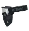 740M MASK / Negro Opaco Lente Tranparente