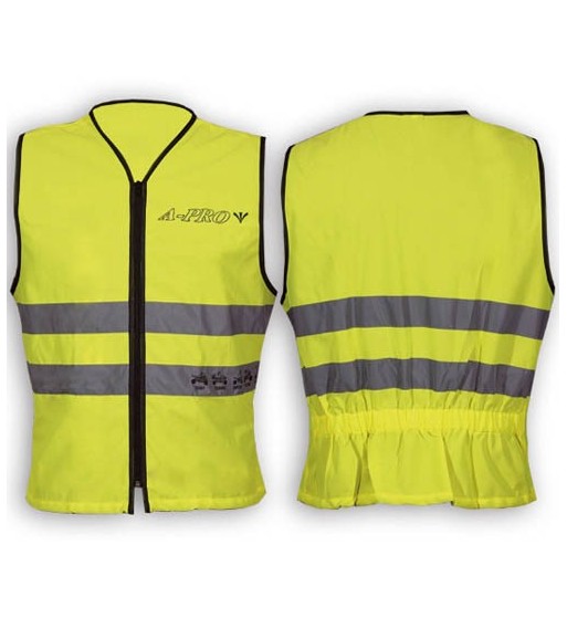 BRIGHT GILET / Amarillo Fluo