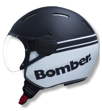 BOMBER    / Negro Blanco OPaco