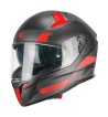 Casco Integral 333 ONYX SPORT  /  Negro Rojo Opaco