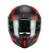 Casco Integral 333 ONYX SPORT  /  Negro Rojo Opaco