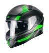 Casco Integral 333 ONYX SPORT  /  Gris Verde Fluo Opaco