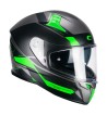 Casco Integral 333 ONYX SPORT  /  Gris Verde Fluo Opaco