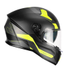 Casco Integral 333 ONYX SPORT  /  Negro Amarillo Fluo Opaco
