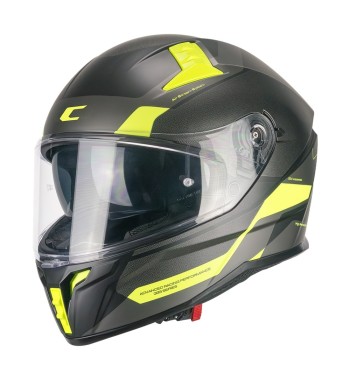 Casco Integral 333 ONYX SPORT  /  Negro Amarillo Fluo Opaco