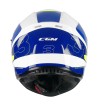 Casco Integral 333 ONYX SPORT  /  Azul Amarillo Fluo