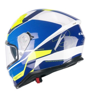 Casco Integral 333 ONYX SPORT  /  Azul Amarillo Fluo