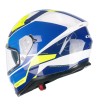 Casco Integral 333 ONYX SPORT  /  Azul Amarillo Fluo