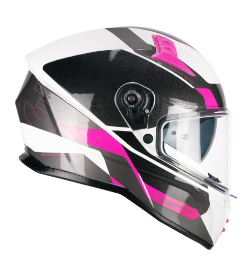 Casco Integral 333 ONYX SPORT  /  Gris Rosa Fluo