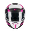 Casco Integral 333 ONYX SPORT  /  Gris Rosa Fluo