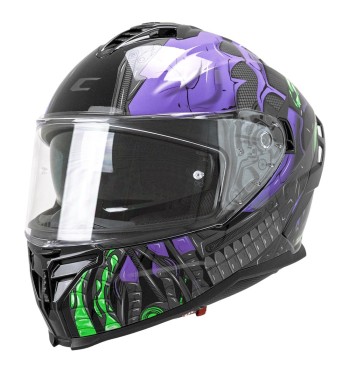 363 SHOT VILLAIN / Negro Violeta Verde Fluo