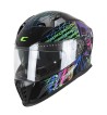 Casco Integral 311 BLAST TECH / Violeta Verde Fluo