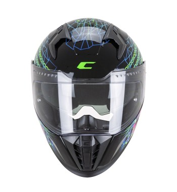 Casco Integral 311 BLAST TECH / Violeta Verde Fluo