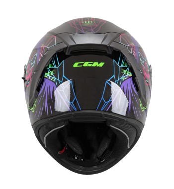 Casco Integral 311 BLAST TECH / Violeta Verde Fluo