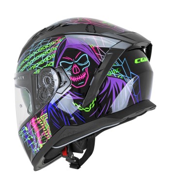 Casco Integral 311 BLAST TECH / Violeta Verde Fluo