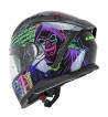Casco Integral 311 BLAST TECH / Violeta Verde Fluo