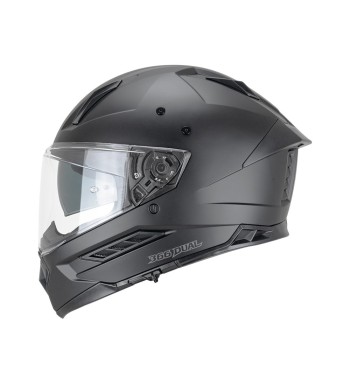 Casco Integral Enduro 366 DUAL MONO / Negro Opaco
