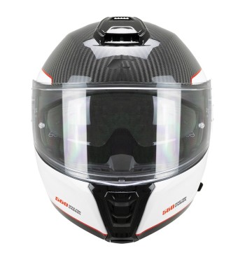 Casco Modular 560C MAD PRO SPORT / Carbón Blanco Rojo