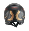 Casco jet 136S RNA RACE / Gris Rojo  Opaco