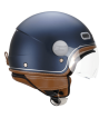 Casco jet 191 PIX VINTAGE  / Azul Plata Satinado