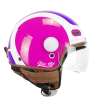 Casco jet 191 PIX SPRINT  / Violeta Fucsia Fluo