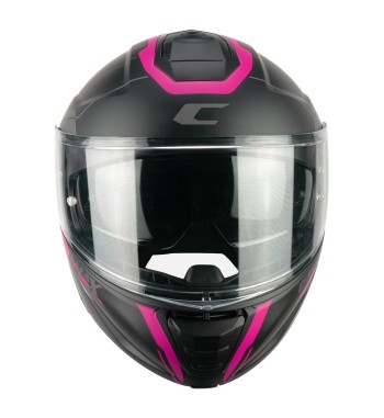 Casco Modular 569G C-MAX  CITY / Negro Fucsia Fluo Opaco