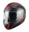 Casco Modular 569G C-MAX  CITY / Negro Rojo Opaco