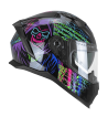 Casco Integral 311 BLAST TECH / Violeta Verde Fluo