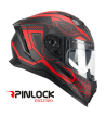 Casco Integral 311M  BLAST MAYA / Negro Rojo Opaco