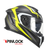Casco Integral 311G  BLAST SPORT / Negro Amarillo Fluo Opaco