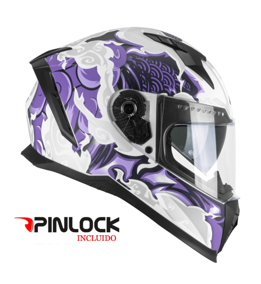 Casco Integral 311 BLAST CLOUD / Blanco Violeta Opaco