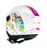 Casco jet 261D MINI DREAMS  / Blanco,  Fucsia, Azul
