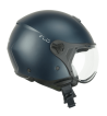 Casco jet 167 FLO (PANTALLA PERFILADA) / Petróleo Satinado