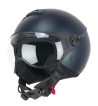 Casco jet 167 FLO (PANTALLA PERFILADA) / Petróleo Satinado