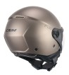 Casco jet 167 FLO (PANTALLA PERFILADA) /  Tortora Satinado