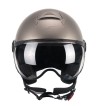 Casco jet 167 FLO (PANTALLA PERFILADA) /  Tortora Satinado
