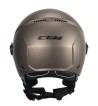 Casco jet 167 FLO (PANTALLA PERFILADA) /  Tortora Satinado