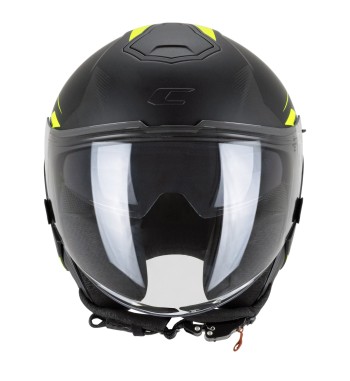 Casco jet 126 IPE CITY / Amarillo Fluo Opaco