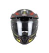 Casco Integral Enduro 366 DUAL TECH  / Negro Rojo Amarillo Fluo