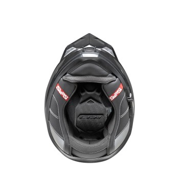 Casco Integral Enduro 366 DUAL TECH  / Negro Rojo Amarillo Fluo