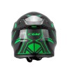 Casco jet 267 DIRT-X FURY / Negro Gris Verde