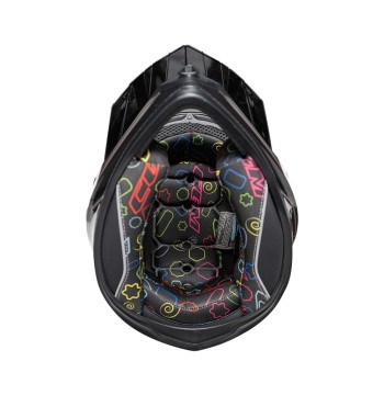 Casco jet 267 DIRT-X FURY / Negro Gris Verde