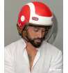 Casco jet 191 PIX SPRINT  /Rojo Blanco