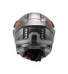 Casco Integral Enduro 366 DUAL RANGER  / Negro Rojo Fluo Opaco