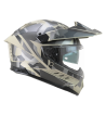 Casco Integral Enduro 366 DUAL DIRT  / Negro Beige Opaco